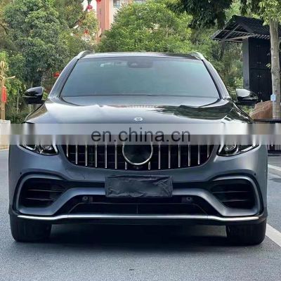 Front bumper assembly rear bumper assembly GT Grille for Mercedes Benz GLC X253 2015 2016 2017 2018 2019 up to GLC63  ANG Model