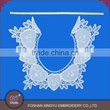 Wholesale hot-selling custom fashion cotton lady neck collar design embroidery collar for women
