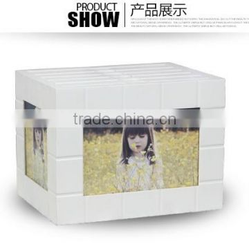 W131008 wooden multilayer photo frame box drawer