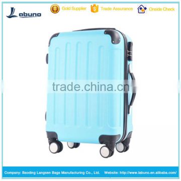 Hot sale high quality aluminum trolley ABS travel luggage cheap price factory