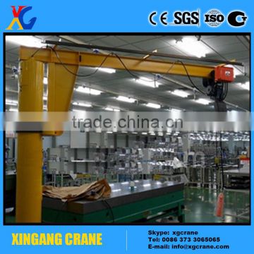 Industrial use fixed pillar cantilever marine jib crane with competitive price