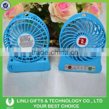 2016 Hot-Sale High Quality Performance Portable Mini Fan ,LED Light Rechargeable USB Fan