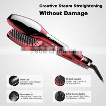 Hair Iron steam Hair Straightener Vapor Keratin Hair Straightening brush