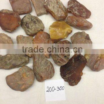 Natural Baltic Amber raw, Baltic Amber stone size 200-300 grams