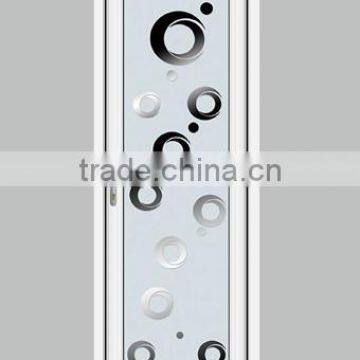 60 series high grade cheap price pvc tempered glass door