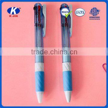 2016 Wholesale press 3 color school ballpoint pen with customized design                        
                                                                                Supplier's Choice