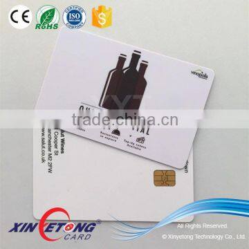 glossy smart IC card SLE5528 Printing Contact Cards