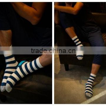 100% Cotton Men's Striped Socks