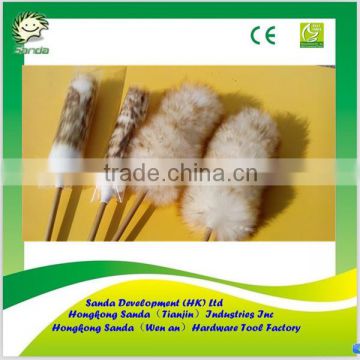 bamboo handle wool furniture duster