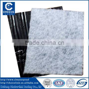 Self adhesive composite waterproofing underlayment