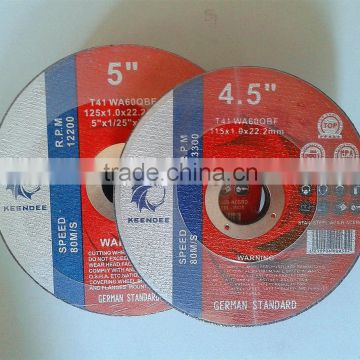 Cut off disc, Cutting wheels for metal, stainless steel, SS, INOX rod pipes