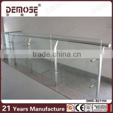 5-15mm tempered glass railing