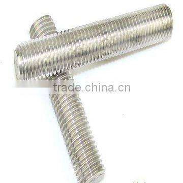 304 stainless steel stud bolt passivated finish