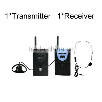 Professional Wireless Tour Guide System (1 transmitter and 1 receiver)
