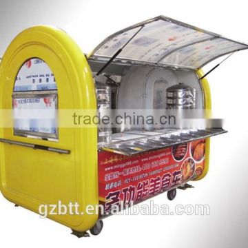 Hot selling ice-cream cart with wheels