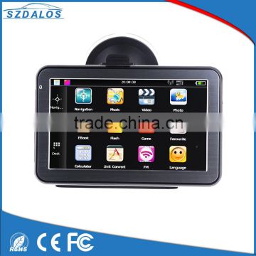 5"TFT LCD display resolution 800x480 mediatek gps navigator smart handheld gps navigation