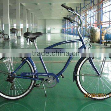 clssic 26" Male Beach Cruiser Dark Blue Bicycle beach cruiser bike for sale