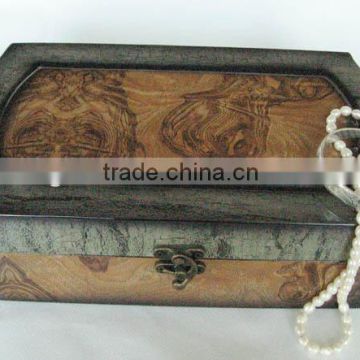 High-end handmade wooden jewelry box
