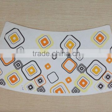 china supplier fan shaped paper for paper cup paper cup fan