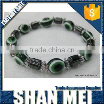 fashion custom hematite stone bead bracelet