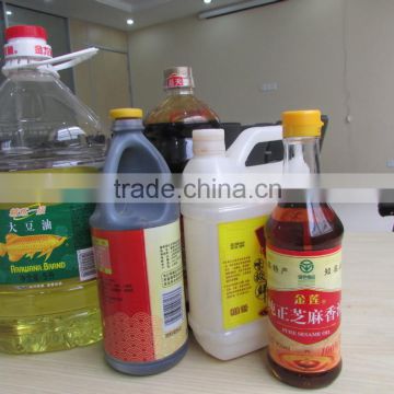 Flat Plastic Bottle Adhensive labeling machine for water filling