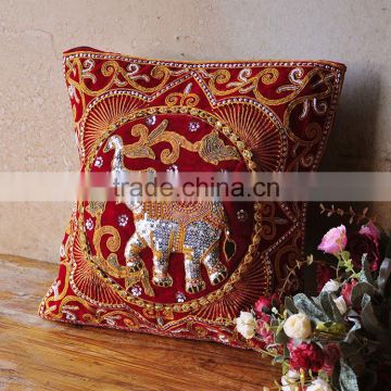 100% handmade Thailand design Elephants pillow case Cushion Covers