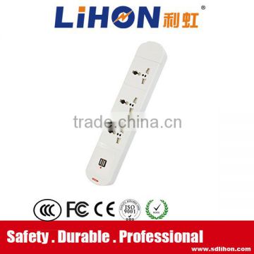 universal power strip with swithch and USB