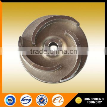cnc casting iron hydraulic control valve parts pump impeller