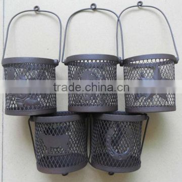 metal lantern, wholesale metal lantern with glass, customized metal lantern, wholesale decorative metal lanterns(XY120234-36)