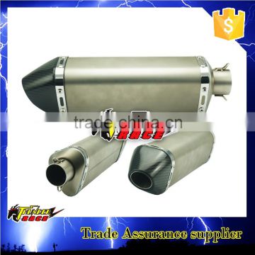 Stainless steel muffler exhaust pipe slip on for Kawasaki 300