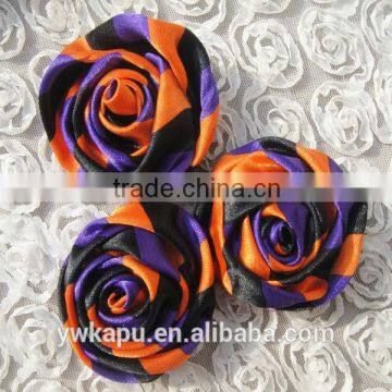 New arrival High Quality factory direct sale cheap china wholesale diy satin rose flower handmade