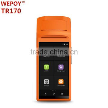 portable android parking pos terminal with printer