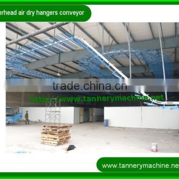 tannery machines Drying tunnel for overhead chain conveyor