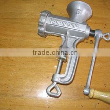 silver paint meat mincer