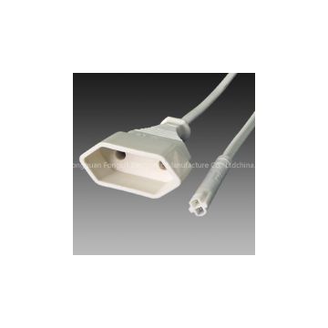 chandelier turkey Fongkit led 2 pin male plug stecke connectors with Euro socket