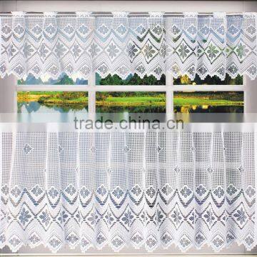 warp knitting kitchen curtain