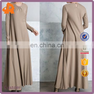 custom made high quality plain abaya dress,crepe polyester woman umbrella abaya