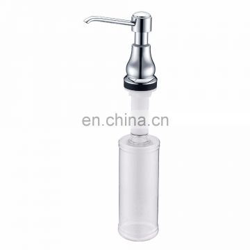 New style Kitchen sink brass soap dispenser with chrome plated hand liquid soap dispenser