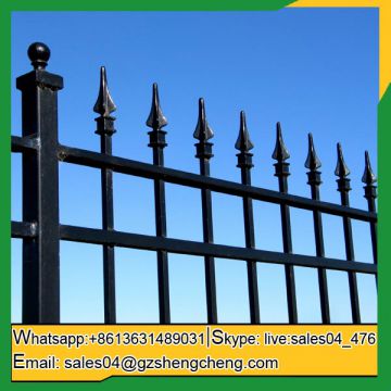 2 rail smooth top aluminum fence panel