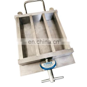 40*40*160mm Cement Mortar Prism Moulds With Screw, Concrete Cement Molds