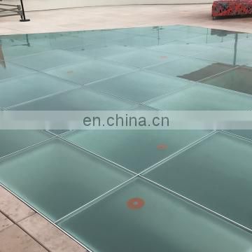 8mm +1.52mm pvb +8mm clear floor laminated glass