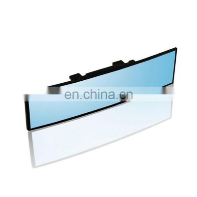 Car interior large field of view curved mirror car rear view auxiliary mirror HD blue mirror anti-glare