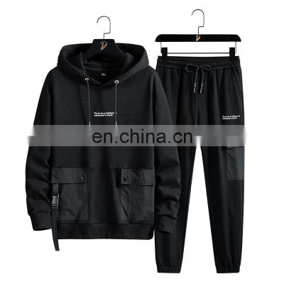 Wholesale Christmas xmas sale winter jacket men's sets hoodies and pants casual plus size big and tall pullover sets