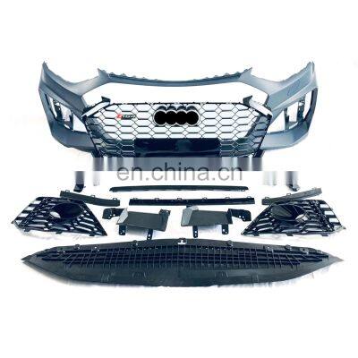 Car Body kit for Audi A4 2020 2021 style change to Rs4 style include front bumper assembly grille