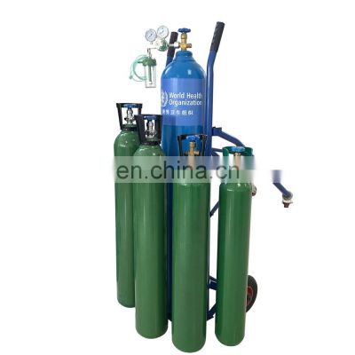 HG-IG 2-80L High Quality Medical/ Industrial Balon de Oxigeno Portable Seamless Steel Oxygen Gas Cylinders for sale