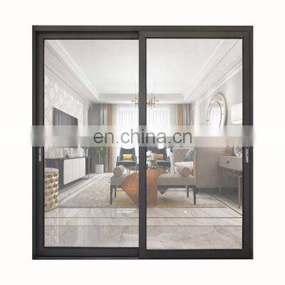 Aluminum profile prices  modern bedroom indoor double sliding door design