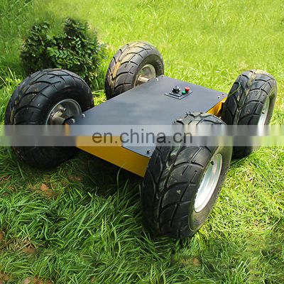 Wide Development Space Robotic Rubber Track Undercarriage Robot Platform For Sale