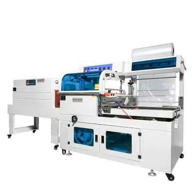 Cover packaging equipment Aluminum meal boxseal the heat-shrink packaging machine