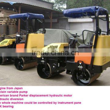 mini compactor,road roller,paving machine,with canopy,Japan engine