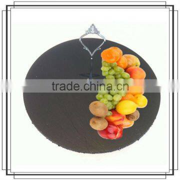 Roung Dia.25cm 1-layer slate cake stand